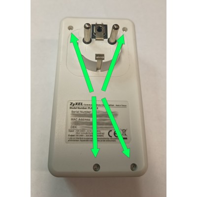 Адаптер Powerline Zyxel PLA4215 PLA4215-US0101F Адаптер Powerline Zyxel PLA4215 PLA4215-US0101F