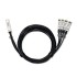 Кабель Zyxel DAC100F25-3M DAC100F25-3M-ZZ0101F QSFP28, SFP28 Кабель Zyxel DAC100F25-3M DAC100F25-3M-ZZ0101F QSFP28, SFP28
