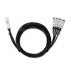 Кабель Zyxel DAC100F25-3M DAC100F25-3M-ZZ0101F QSFP28, SFP28 Кабель Zyxel DAC100F25-3M DAC100F25-3M-ZZ0101F QSFP28, SFP28