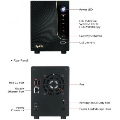 Сетевое хранилище Zyxel NSA320 Сетевое хранилище Zyxel NSA320