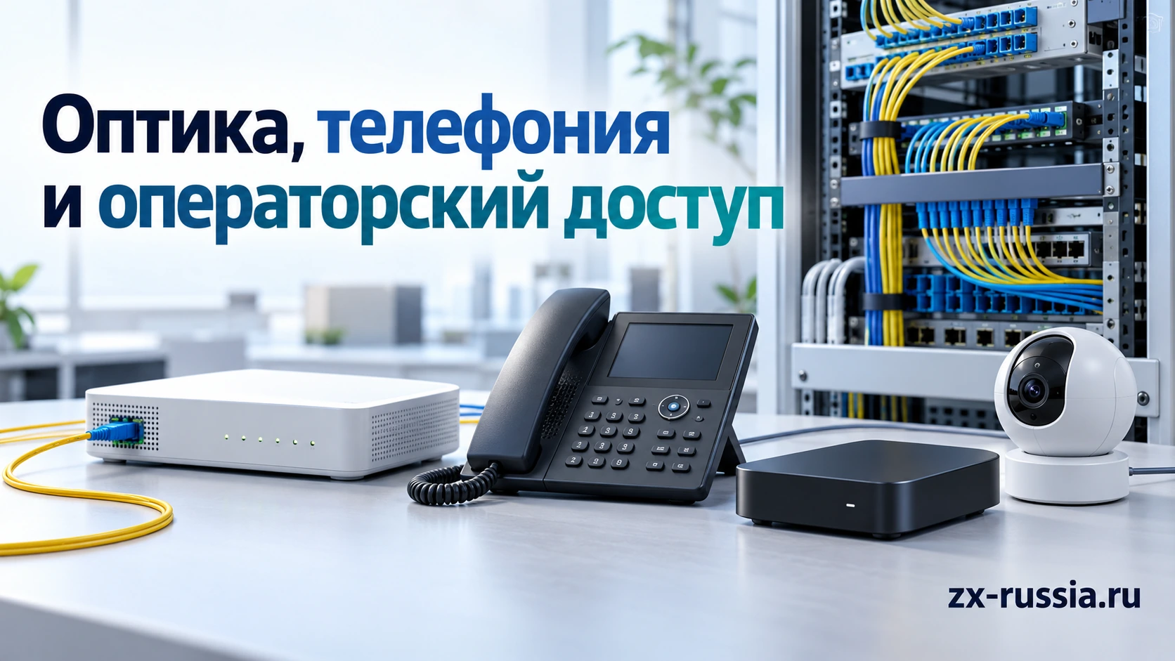 Оптические терминалы, голосовые устройства и медиатерминалы дополняют оборудование корпоративной и операторской сети.